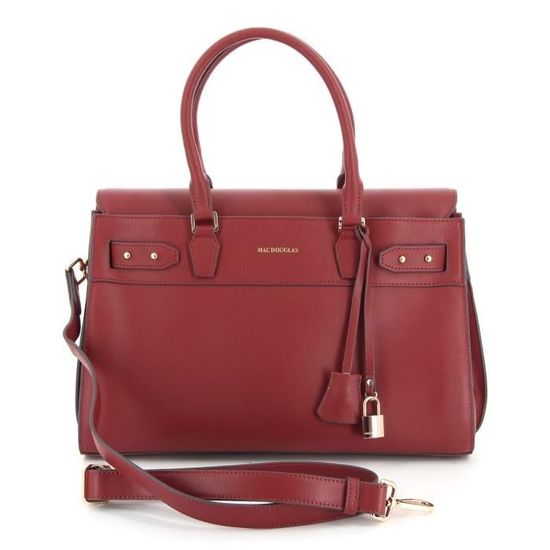 Mac Douglas Sac a main Emeraude Elodie emeraud elodie brique gc39 taille 20 cm Cdiscount Bagagerie Maroquinerie