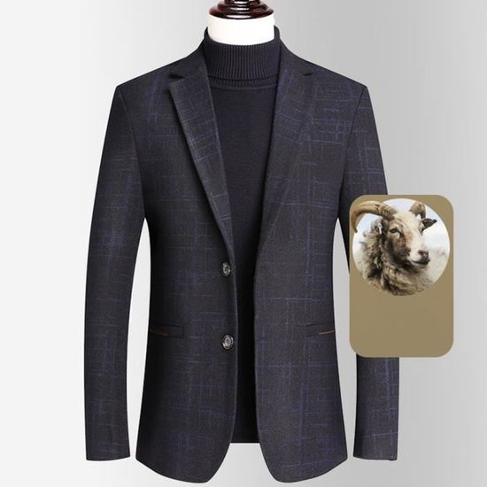 Blazer Homme Trussardi En Laine - Taille 54 L - Style Vintage Avec Sangles - Occasion Très Bon État