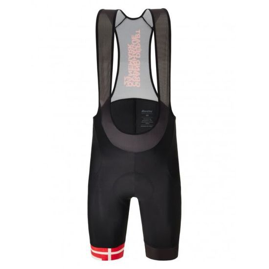 Collant Cuissard Cycliste Santini Noir Thermique - Taille S Italien, Occasion, Nylon/élastane