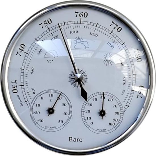 1 pc thermomètre baromètre hygromètre pratique Premium pour mesure   STATION METEO - BAROMETRE