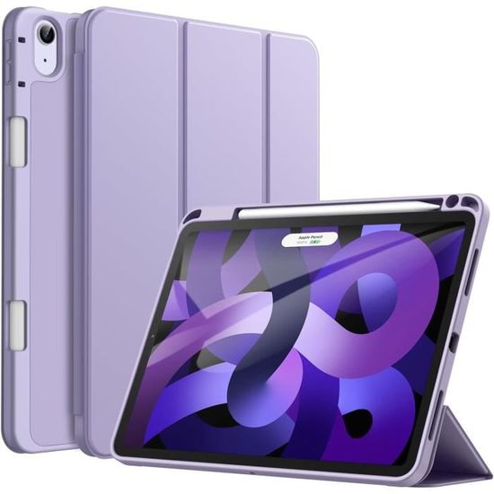 Custodia Ibrida Antiurto AICase Per IPad Air M2 11 E 10.9 (5a/4a Gen) Con Stand E Porta Penna