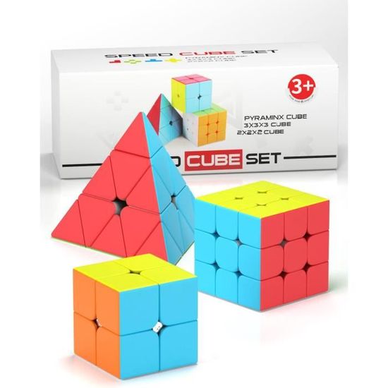 Vdealen Macaron Magic Cube, magische kubus, glad zonder lijm, Speed Cube voor beginners en gevorderde gebruikers, cadeau voor kinderen, jongeren en volwassenen (2 x 2 x 2