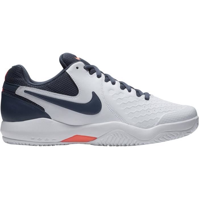 NIKE Chaussures Multisport Air Zoom Resistance - Homme - Blanc ...