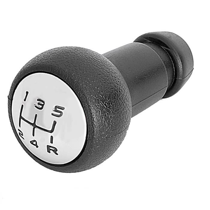 Pommeau Levier de Vitesse 5+R Noir Pour Peugeot 207 307 308 Citroen C2 C3 C4