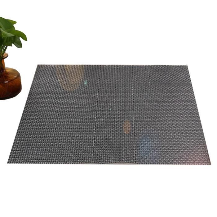 4pcs Sets de Table en PVC Antidérapage - Isolant - 45x30 cm - Tapis de Table Lavable pour Cuisine Occidentale