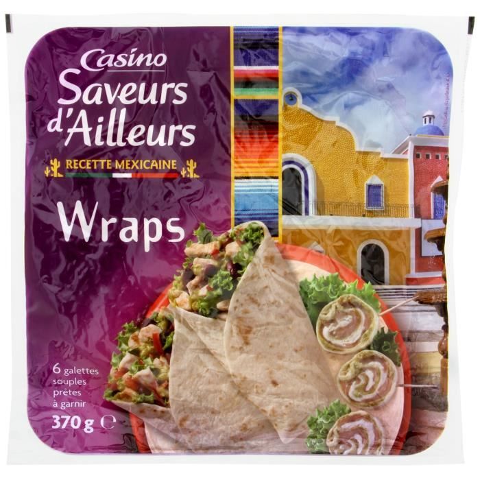 Galettes wraps x6 Casino - 370g