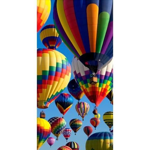 Papier peint finition satiné pré-encollé -Balade en montgolfière- 137