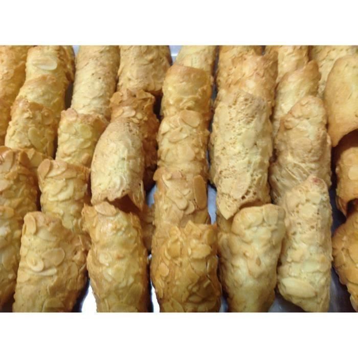 TUILES AUX AMANDES 1KG- Fabrication artisanale