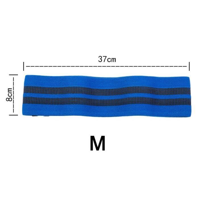 3 couleurs Yoga résistance hanche-cou bande élastique Squat résistance bande Yoga Fitness entraînement - Modèle: M - HSJSTLDC03703