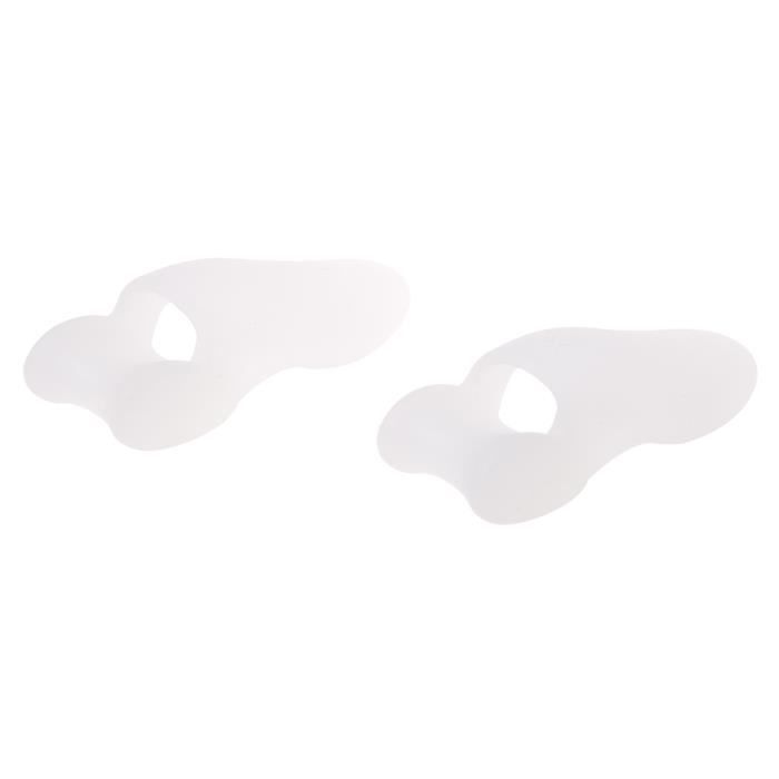 1 paire Separateurs Correcteurs d'orteils en Gel Protecteur pour Hallux Valgus 0-1765