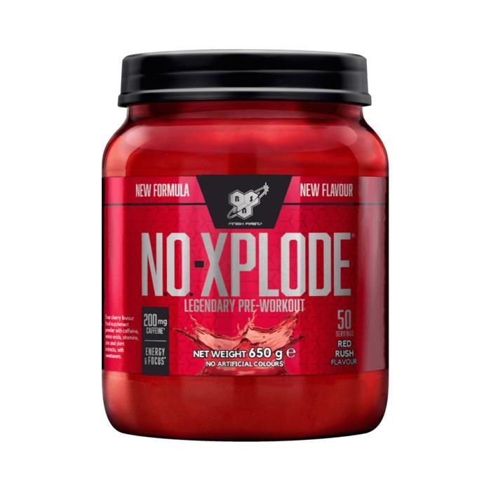BSN NO Xplode Poudre d'Entraînement Énergie et Concentration 650g - Red Rush