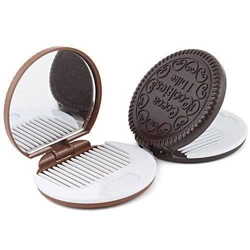 lot de 10 Miroir de Poche En Forme De Biscuits Chocolat et livraison chez vous 1 a2 jours et remboursement libre