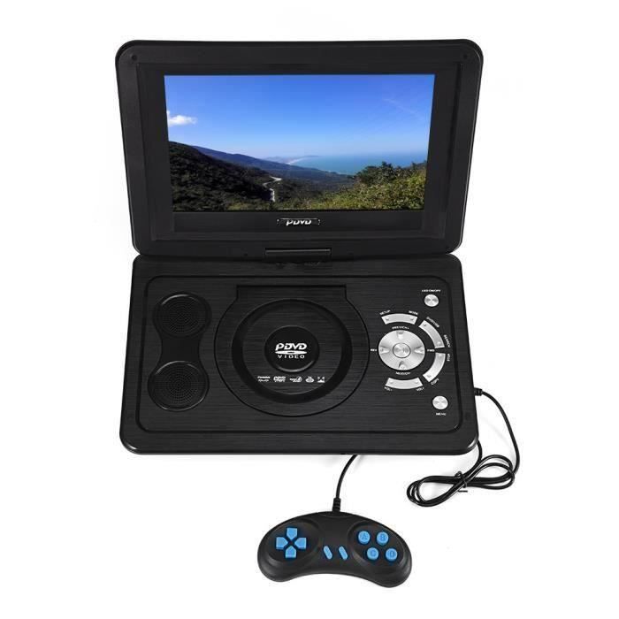 13.9- Portable Lecteur DVD 16: 9 Écran LCD 110-240 V HD TV 800 * 480 Résolution