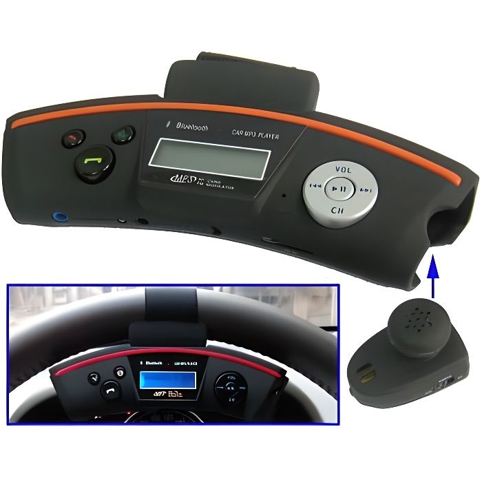 Kit mains-libres Volant voiture avec Transmette…