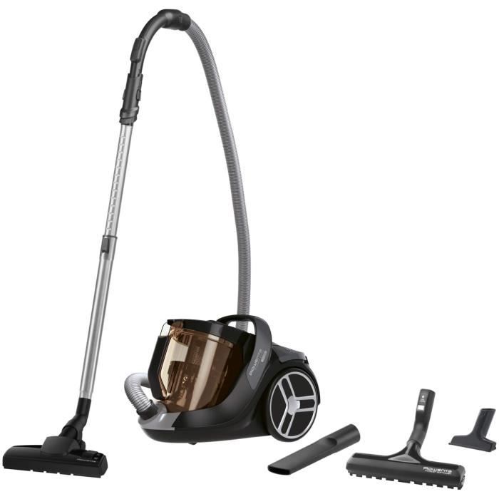 Rowenta Silence Force Cyclonic Aspirateur Sans Sac Performant Silencieux Elégant Capacité 2,5L Accessoires Spéciaux Maison RO7230EA