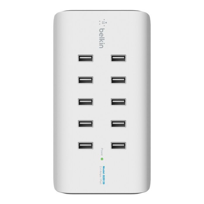 BELKIN Chargeur USB 10 ports -2,4 A, EU