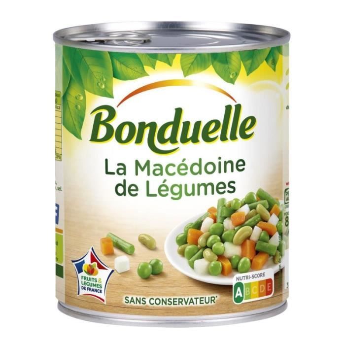 BONDUELLE - Macédoine De Légumes 530G - Lot De 4