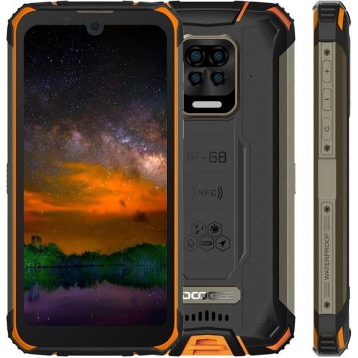 Smartphone Robuste DOOGEE S59 Pro IP68 Étanche 128 Go 10050mAh Batterie Écran 5.71\