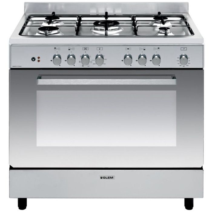 CUISINIÈRE E-COOKER 90 X 60 CM INOX - FOUR ÉLECTRIQUE MULTIFONCTION CAT GLEM - GE960CBIX2