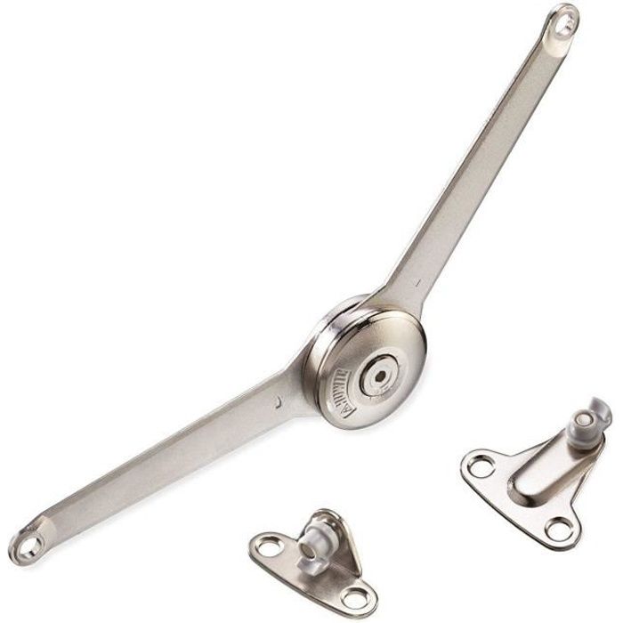 Kesseböhmer DUO Forte Compas d’Abattants réglable 75-110° pour Hauteur Abattant: 200-700mm SO-TECH LEVE-PLAQUE - LEVE-VITRE