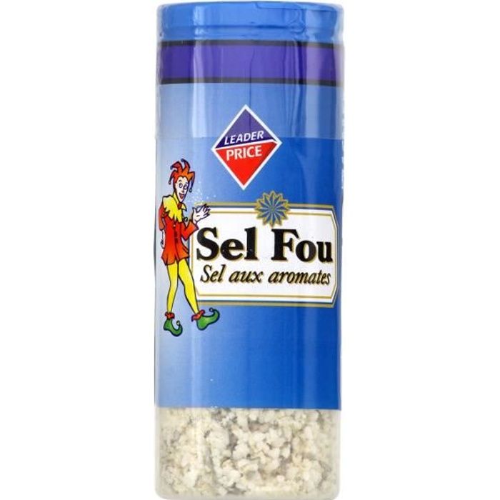 Sel Fou sel aux aromates Leader Price - 70g
