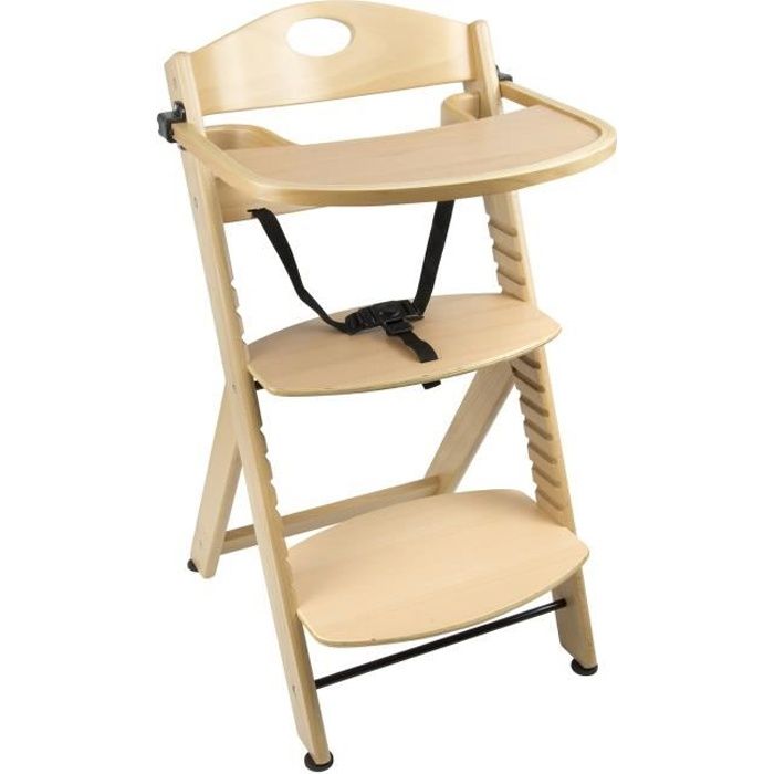 Bois enfants chaise LUNA Bois Naturel
