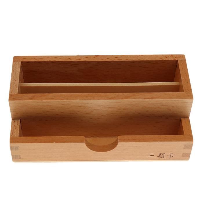 Boîte De Présentation Matérielle Cartes Montessori Jouets Educatifs Tôt Pour Enfants LOVIVER