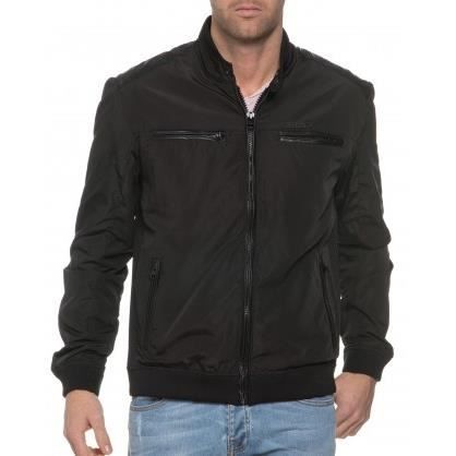 Blouson Homme Noir Avec Coudières