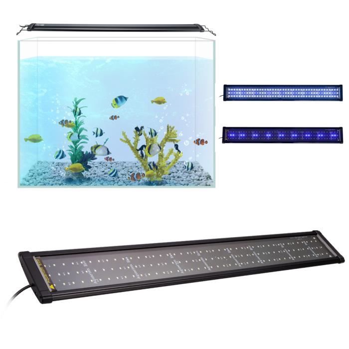 Lampe Aquarium - Lumière Éclairage Led - Convenable Aquarium 90-120Cm - Lumière Bleu + Blanc