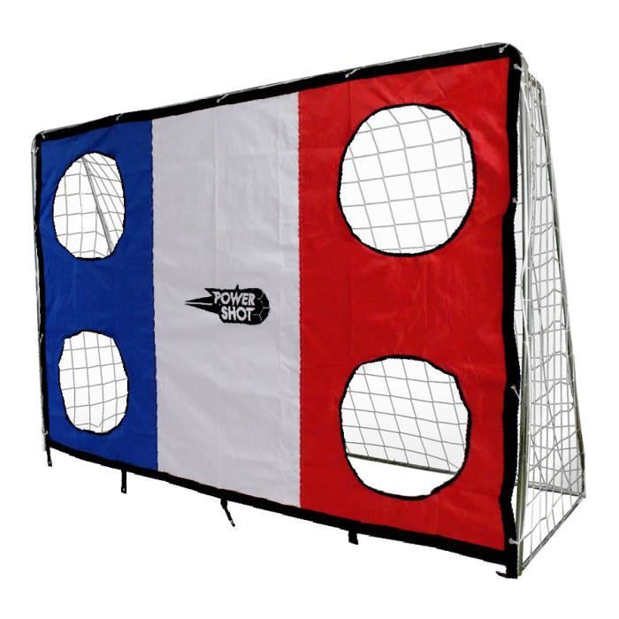 But de foot 3 m x 2 m en acier – Avec mur de tir France !
