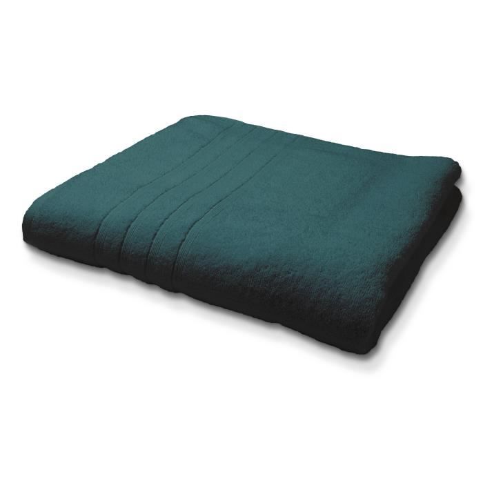 TODAY Maxi Drap de bain Émeraude - 100% Coton - 100 x 150 cm