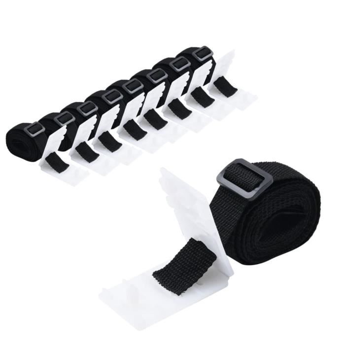 vidaXL Fixations de rouleau de couverture de piscine 8 pcs 1,8 m