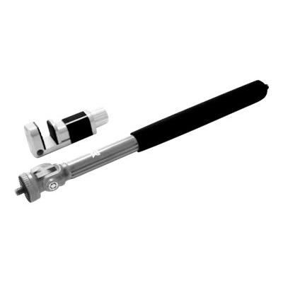 XSories - ME-SHOT - Perche téléscopique de 23 à 93 cm en aluminium, pour caméra ou smartphone, avec pholder, Grise et noire