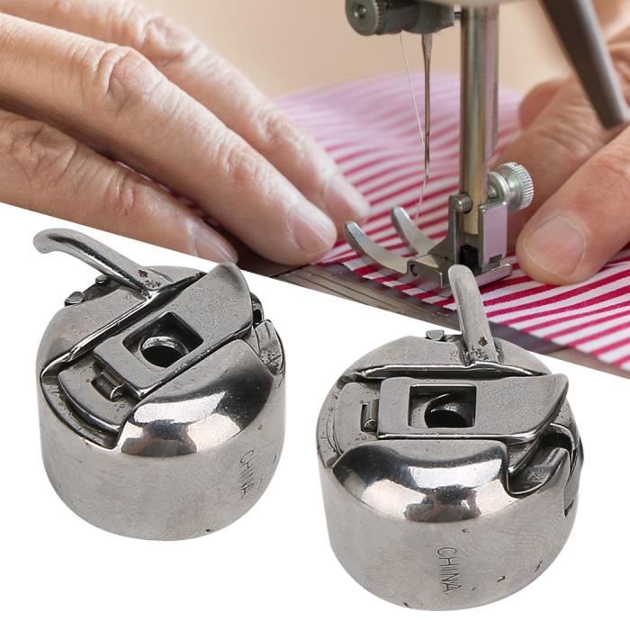 Étui À Canette 2Pcs Métal Inversé Machine À Coudre Accessoires Machines Ménagères Pour Chanteur HB015 -PAI