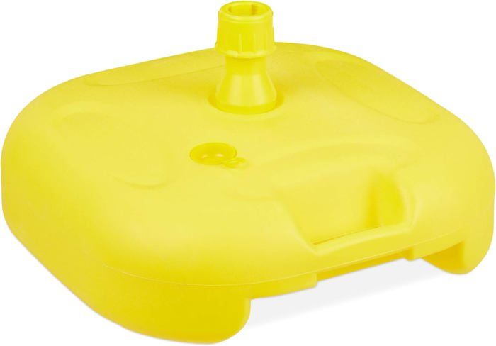 Pied Parasol Yaheetech 22L Eau/36kg Sable - Pour Mâts 38-48mm - Base Lourde Jardin Terrasse