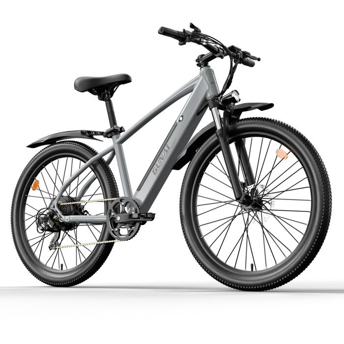 GUNAI GN27 Vélo de Ville Electrique 48V 750W 10,4Ah avec Capteur de Couple Freins à Disque - Gris
