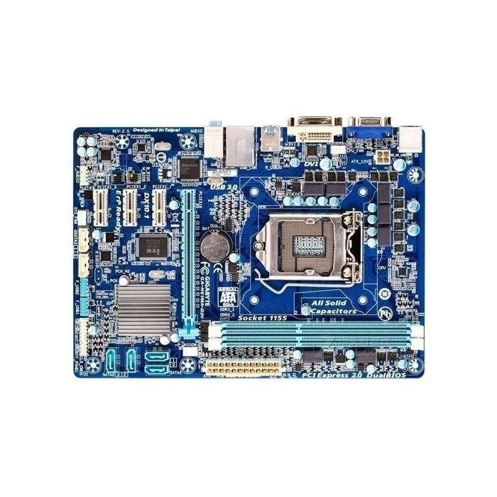 Carte mère GIGABYTE GA-H61MA-D3V Intel H61 Socket LGA1155 2xDDR3 SDRAM 16GB Micro ATX - Gigabyte