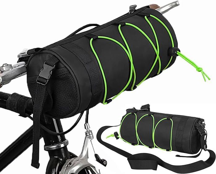 Sacoche de Guidon Sac de Guidon de Vélo Sacoche de Guidon de vélo Avant étanche avec bandoulière Amovible pour vélo de Course