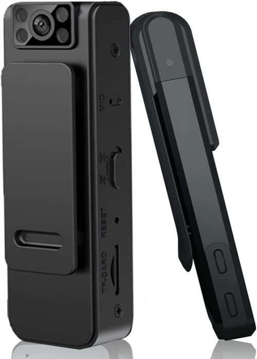 Caméra Corporelle Portable, Petite Caméra 1080P Pour Corps Caché