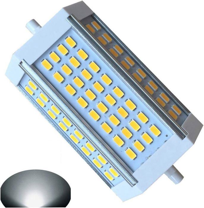30W R7s Dimmable 118MM ampoule led Blanc Froid 6000K J118 projecteur double extrémité 3000lm(1pcs)