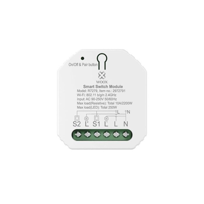 Module Design Interrupteur Module d'interrupteur intelligent à 2 voies - WOOX - R7279 - Cdiscount ...
