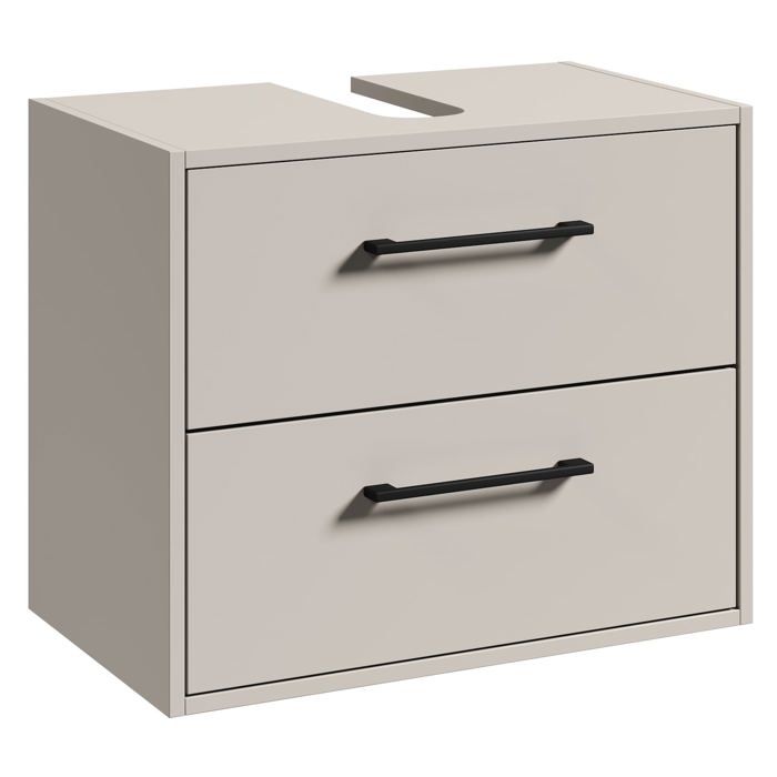 Meuble sous lavabo Florence 60 x 35 x 47 cm - Cashmere - Meuble de salle de bain Meuble sous lavabo Florence 60 x 35 x 47 cm - Cashmere - Meuble de salle de bain