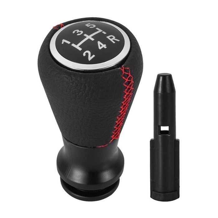 Pommeau de Levier de Vitesse Cuir Compatible pour Peugeot 106 107 205 206 207 301 306 307 308 406 407 408 508 605 806 807 2008 300