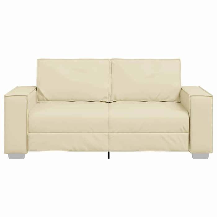 Style minimaliste - SOFA-Canapé salon - Canapé deux places - Crème 180 cm Simili cuir - pour Appartement dfa8284262