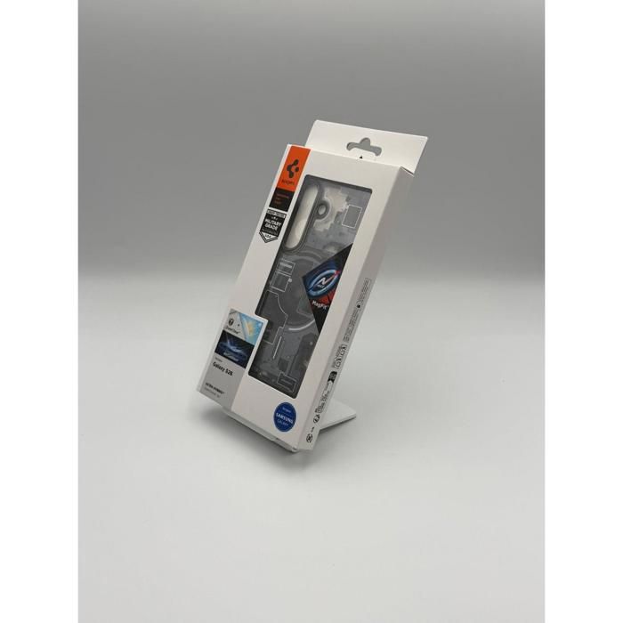 Coque de protection hybride magnétique - SPIGEN - Ultra Hybrid Mag (ACS10736) - MagFit charge magnétique - Zero One Black - PC/TPU