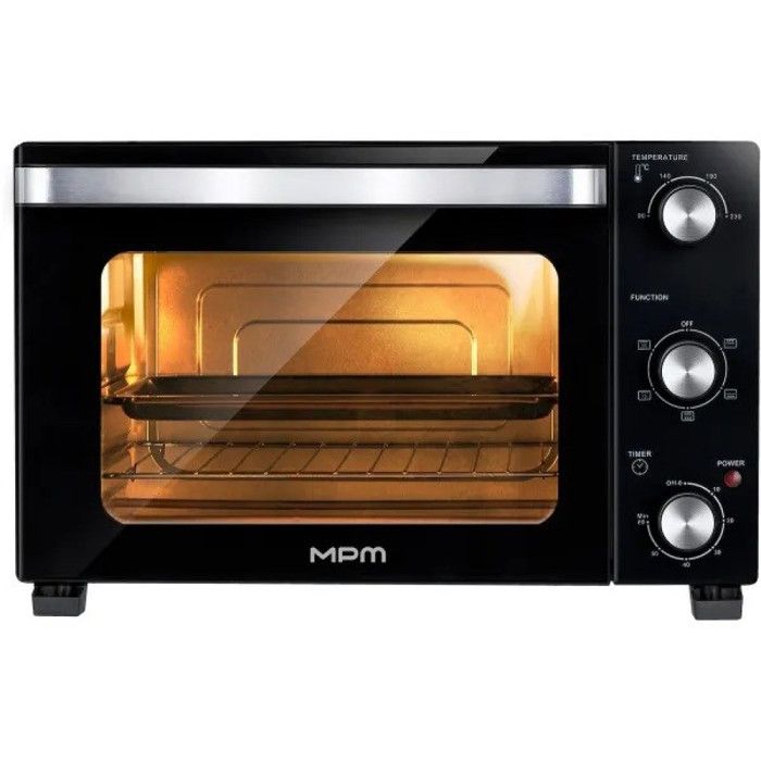 Mini-four électrique posable - MPM - MPE-16/T - Compact - Thermostat réglable - Minuterie intégrée