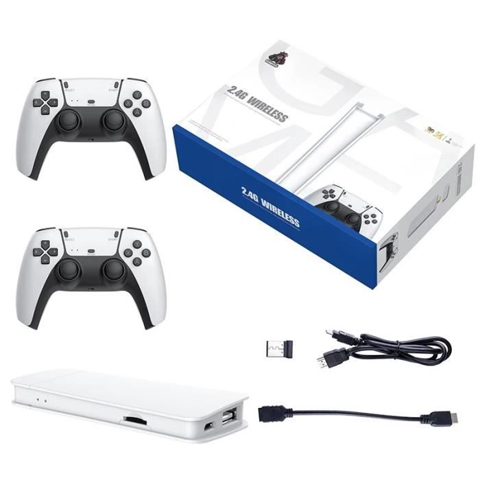 Ozvavzk Console Rétro 2025 – 20 000+ Jeux, 2 Manettes Sans Fil, Sortie HDMI 4K, Plug & Play – Cadeau Idéal Pour Toute La Famille