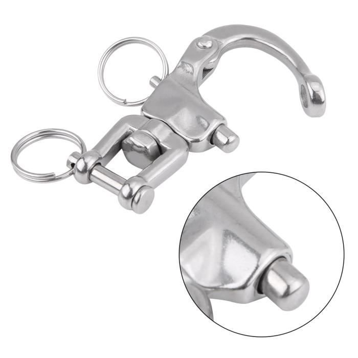 Mousqueton Marine Acier Inoxydable 316 - Dégagement Rapide Pour Bateau