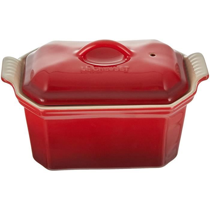Le Creuset, Terrine Rectangulaire, Avec Presse, 19 x 11.4cm, 0.6 L