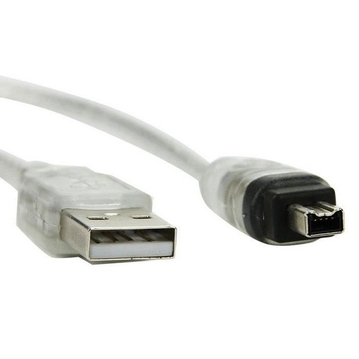 Firewire IEEE 1394 Lot de 4 adaptateurs USB femelle F vers USB M mâle 6  broches vers USB 2.0 mâle pour imprimante, appareil photo numérique,  scanner, disque dur : : Électronique